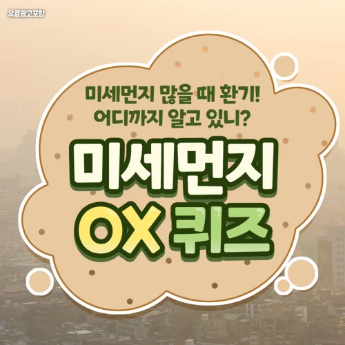 미세먼지 OX 퀴즈